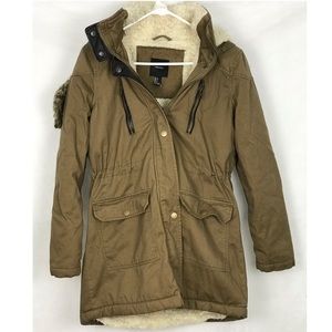 Forever 21  Faux Fur Parka